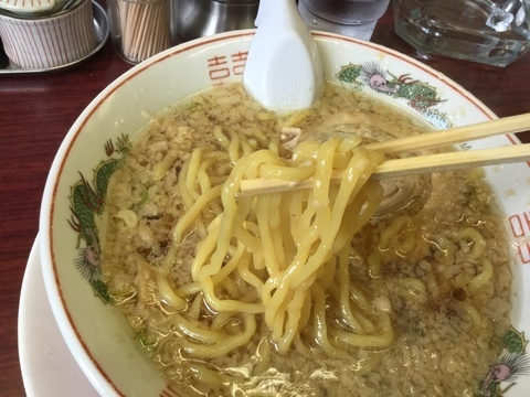 新潟背脂煮干醤油にしやま亭太麺リフト