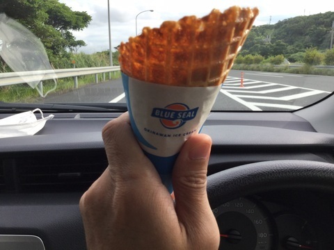highwaycafe中城ブルーシールソフト