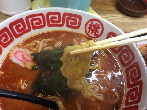 神川桃太郎ラーメン鬼ラーメン麺リフト