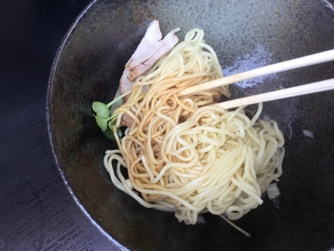 アグリパークゆめすぎと構内ラーメン煮干乱舞あぶらそばまぜ